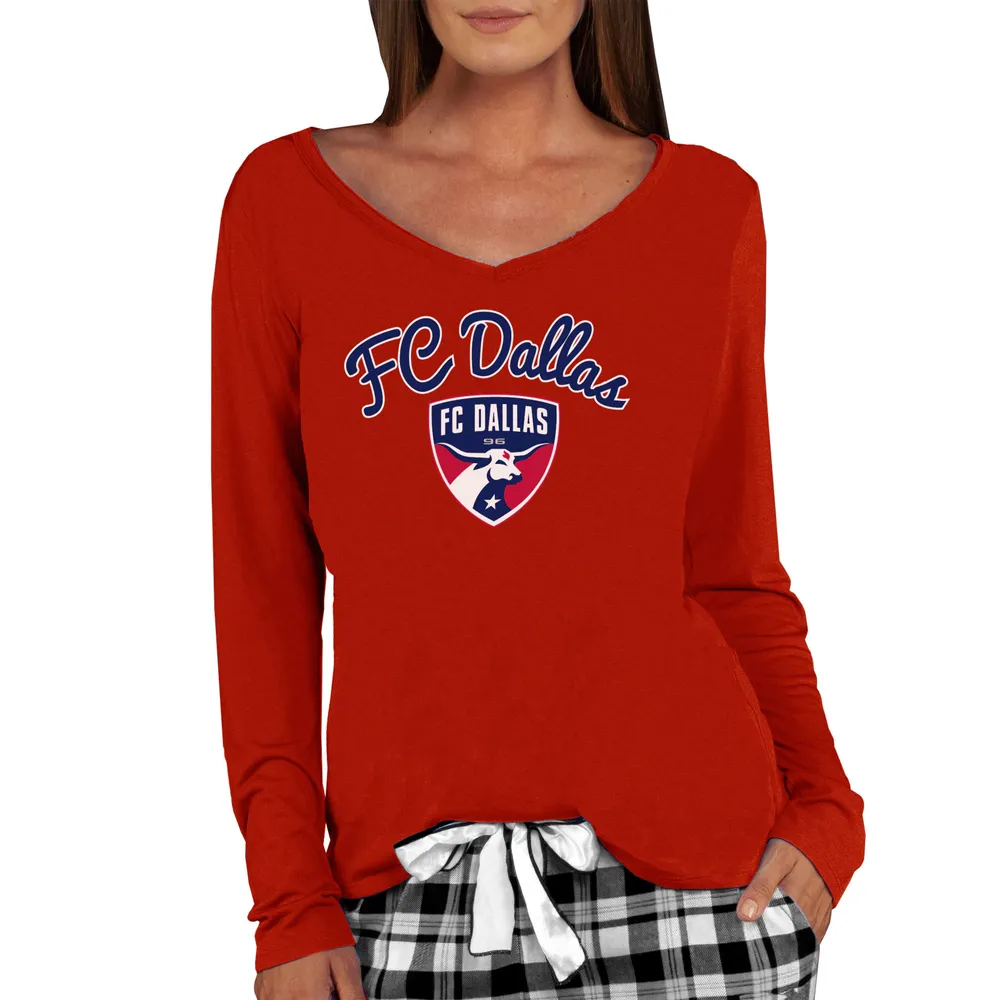 Concepts Sport Dallas Cowboys Women's Marathon Long-Sleeve V-Neck