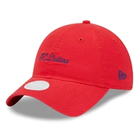 Casquette réglable rouge FC Dallas Throwback 9TWENTY New Era pour femme