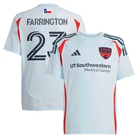 Youth adidas Logan Farrington Light Blue FC Dallas 2025 The Inferno Kit Replica Player Jersey