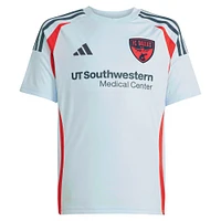 Youth adidas Logan Farrington Light Blue FC Dallas 2025 The Inferno Kit Replica Player Jersey