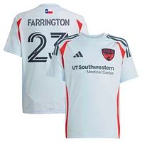 Youth adidas Logan Farrington Light Blue FC Dallas 2025 The Inferno Kit Replica Player Jersey