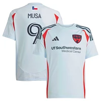Youth adidas Petar Musa Light Blue FC Dallas 2025 The Inferno Kit Replica Player Jersey