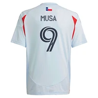 Youth adidas Petar Musa Light Blue FC Dallas 2025 The Inferno Kit Replica Player Jersey