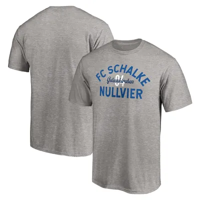 Men's Fanatics Branded Heather Gray FC Schalke 04 Varsity T-Shirt