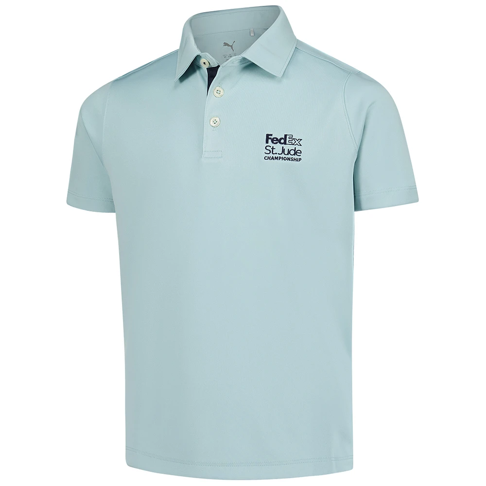 Polo Puma Mint FedEx St. Jude Championship Pure 2.0 pour garçon