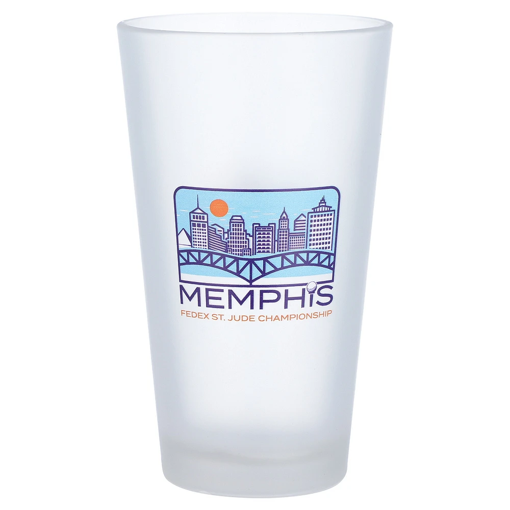 Championnat FedEx St. Jude 16oz. Verre à pinte givré Memphis