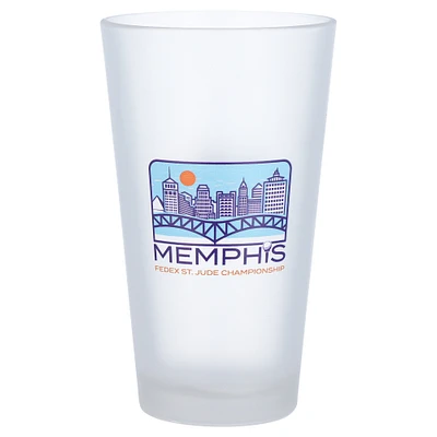 FedEx St. Jude Championship 16oz. Memphis Frosted Pint Glass