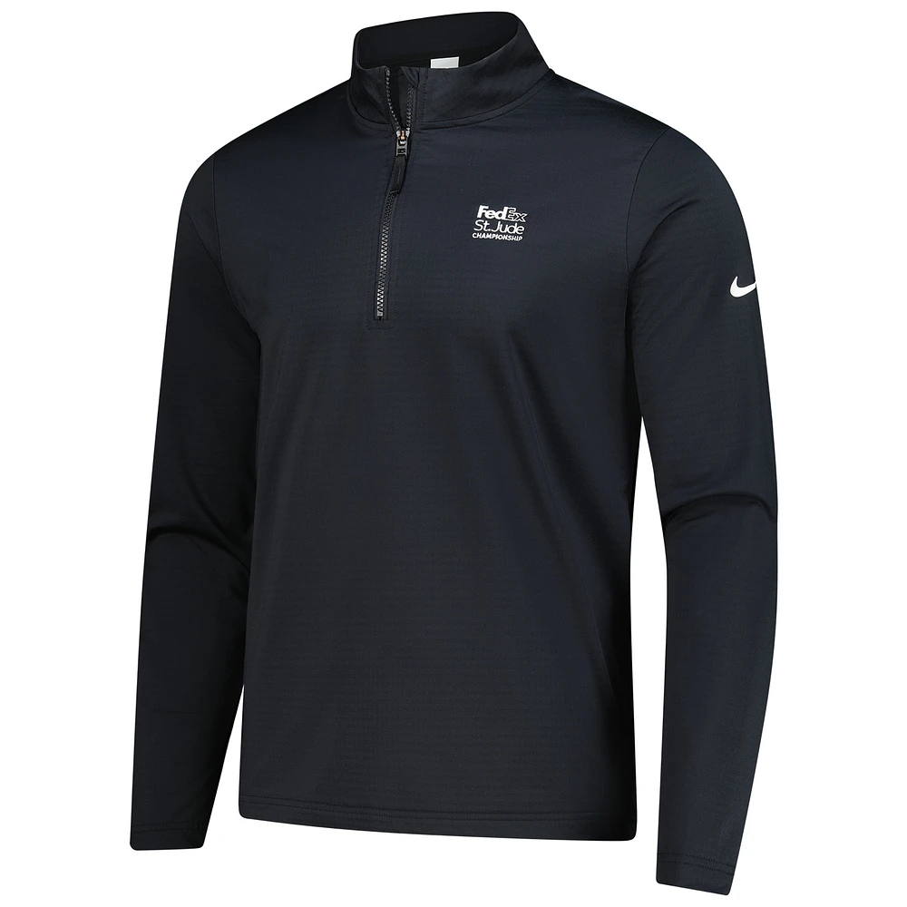 Men's Nike  Black FedEx St. Jude Championship Performance Victory Half-Zip Pullover