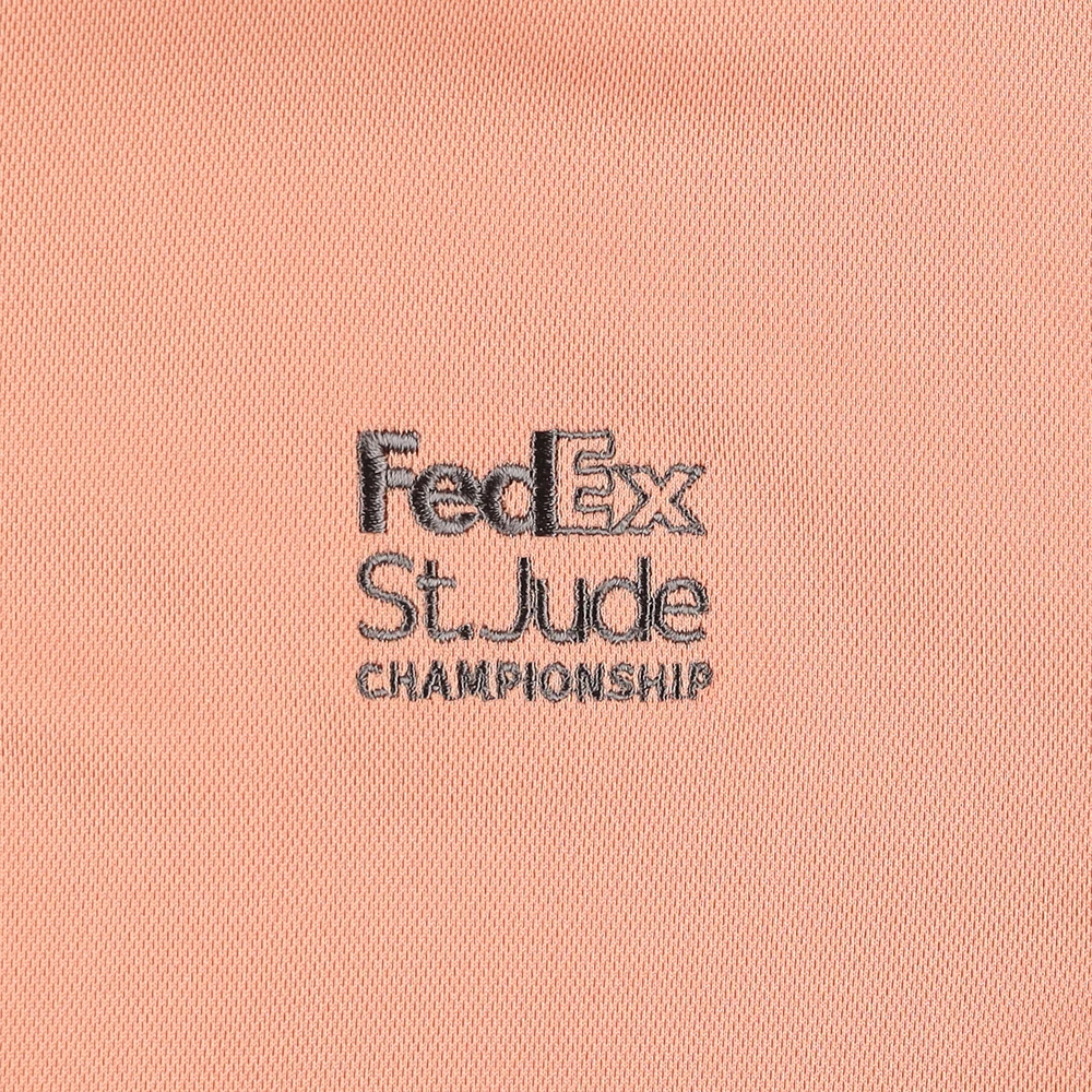 Polo Nike orange FedEx St. Jude Championship Victory Solid Performance pour homme