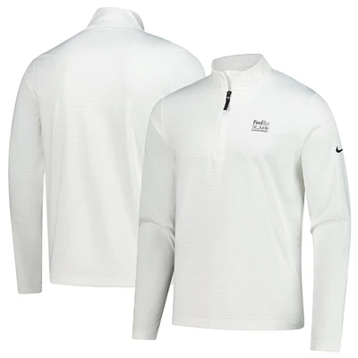 Men's Nike  White FedEx St. Jude Championship Performance Victory Quarter-Zip Pullover