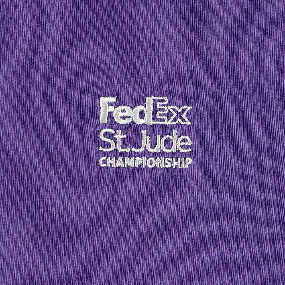 Men's Puma  Purple FedEx St. Jude Championship Pure 2.0 Polo