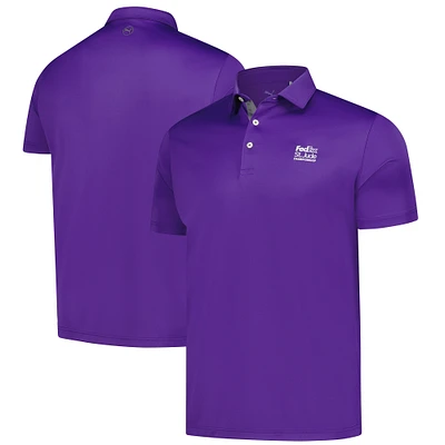 Men's Puma  Purple FedEx St. Jude Championship Pure 2.0 Polo