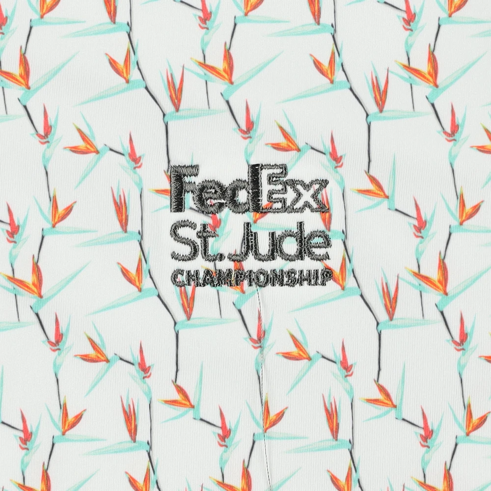 Polo Puma blanc FedEx St. Jude Championship MATTR Paradise pour homme