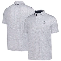 Men's Puma  White FedEx St. Jude Championship Volition Micro Star MATTR Polo