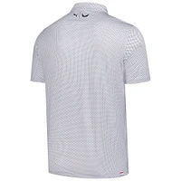 Men's Puma  White FedEx St. Jude Championship Volition Micro Star MATTR Polo