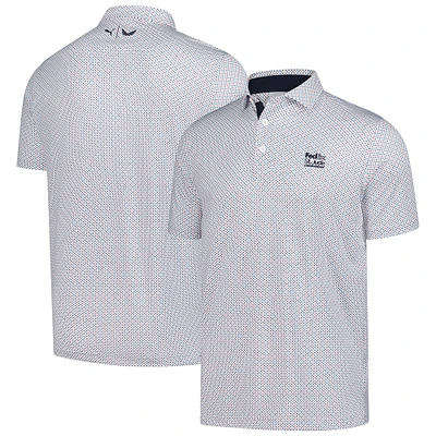 Men's Puma  White FedEx St. Jude Championship Volition Micro Star MATTR Polo
