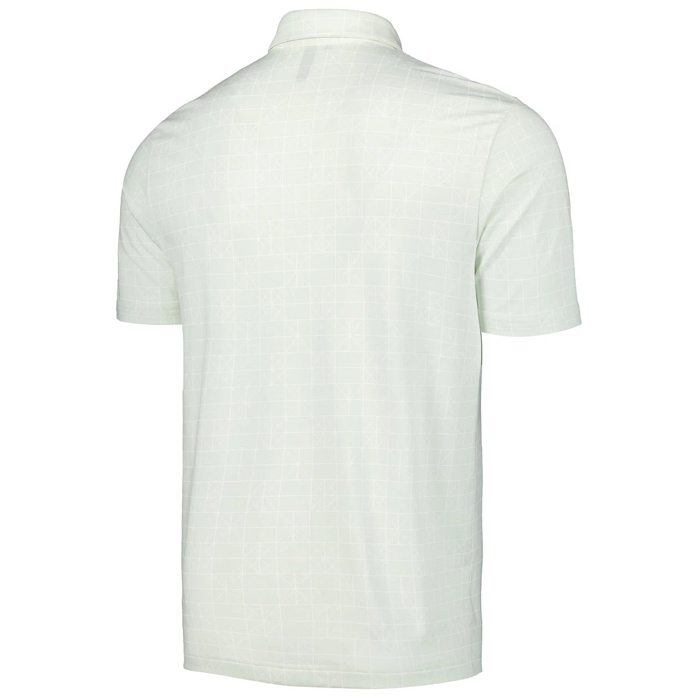 Polo tri-mélange imprimé adidas FedEx St. Jude Championship Go-To pour hommes vert