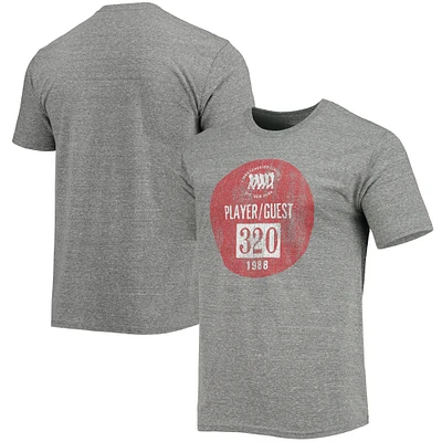 Men's Blue 84 Heathered Gray WGC-FedEx St. Jude Invitational Heritage Collection Tri-Blend T-Shirt