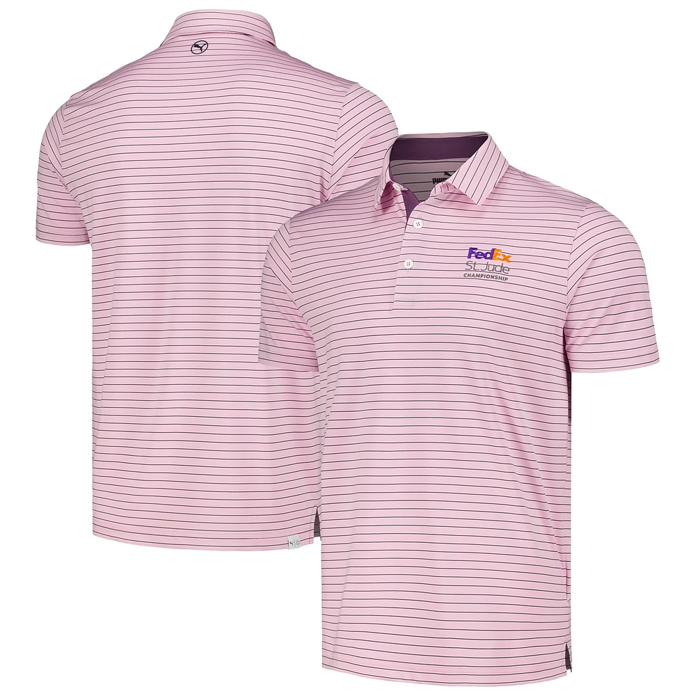 Polo Puma FedEx St. Jude Championship Bay MATTR rose pour hommes