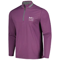 Haut léger à quart de zip Puma Purple FedEx St. Jude Championship YouV pour hommes