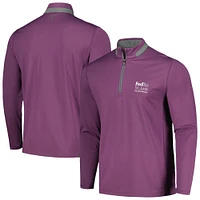 Men's Puma Purple FedEx St. Jude Championship YouV Lightweight Quarter-Zip Top