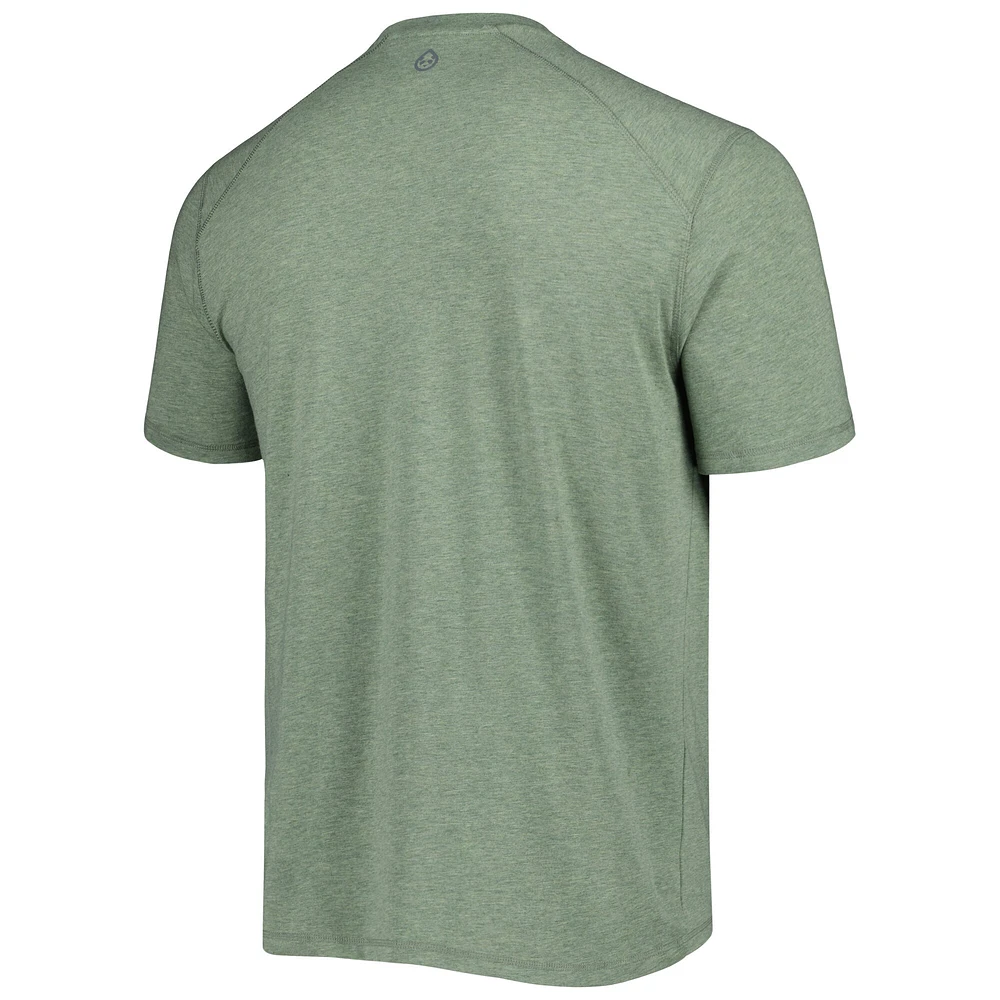 Tasc Performance Heather Green T-shirt FedEx St. Jude Championship Carrollton pour homme