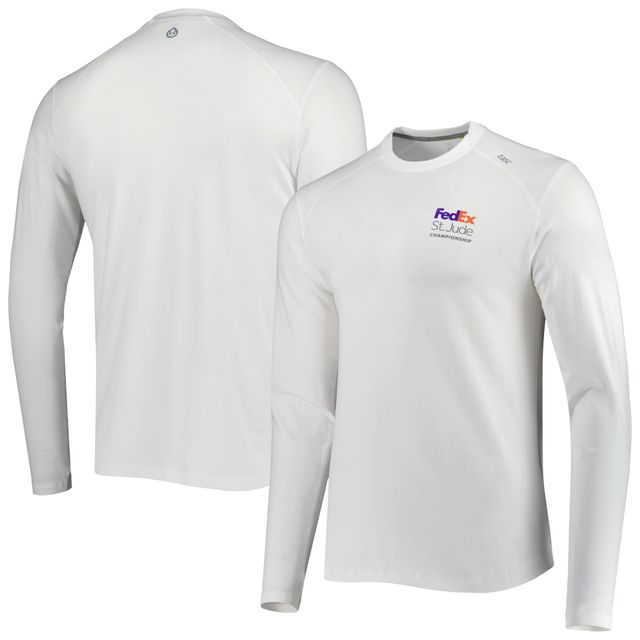 Tasc Performance T-shirt à manches longues FedEx St. Jude Championship Carrollton blanc pour hommes