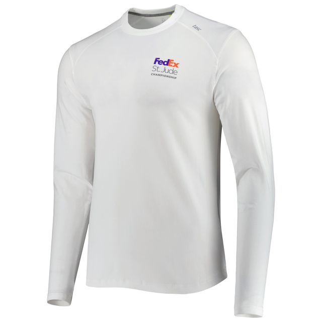 Tasc Performance T-shirt à manches longues FedEx St. Jude Championship Carrollton blanc pour hommes