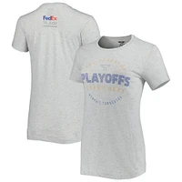 T-shirt triple mélange pour femme Imperial Grey FedEx St. Jude Championship Playoffs