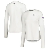 Women's Nike White FedEx St. Jude Championship UV Victory Print Performance Long Sleeve Top