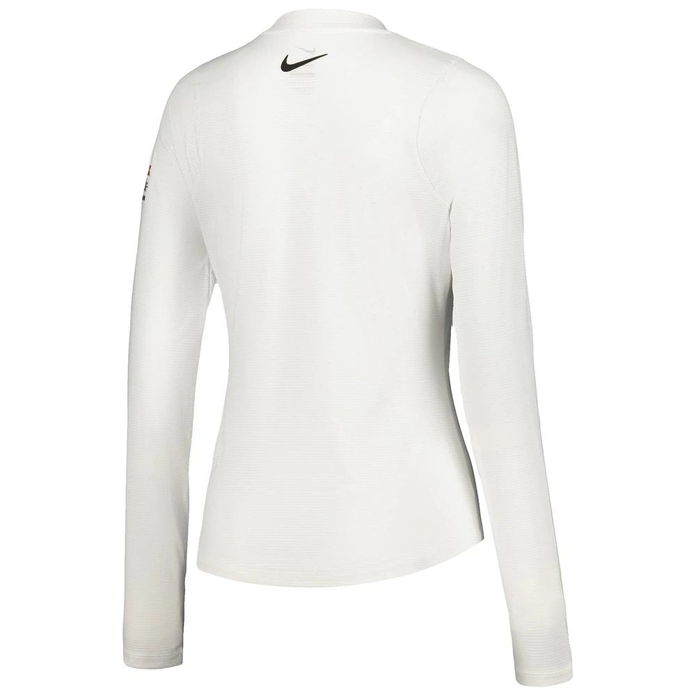 Women's Nike White FedEx St. Jude Championship UV Victory Print Performance Long Sleeve Top