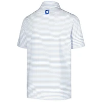 Polo FootJoy blanc FedEx St. Jude Championship ProDry à rayures crayon pour jeune