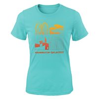 Women's Aqua FIFA World Cup Qatar 2022 Oasis T-Shirt