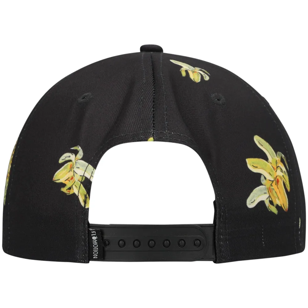 Men's Flomotion Black Nanners Snapback Hat