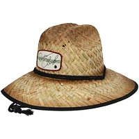 Chapeau de sauveteur en paille Flomotion Natural Rum Club pour hommes