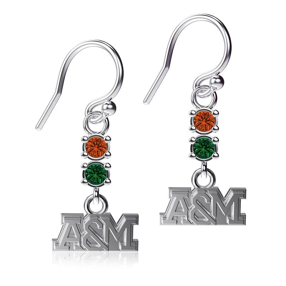 Dayna Designs Florida A&M Rattlers Boucles d'oreilles pendantes en cristal