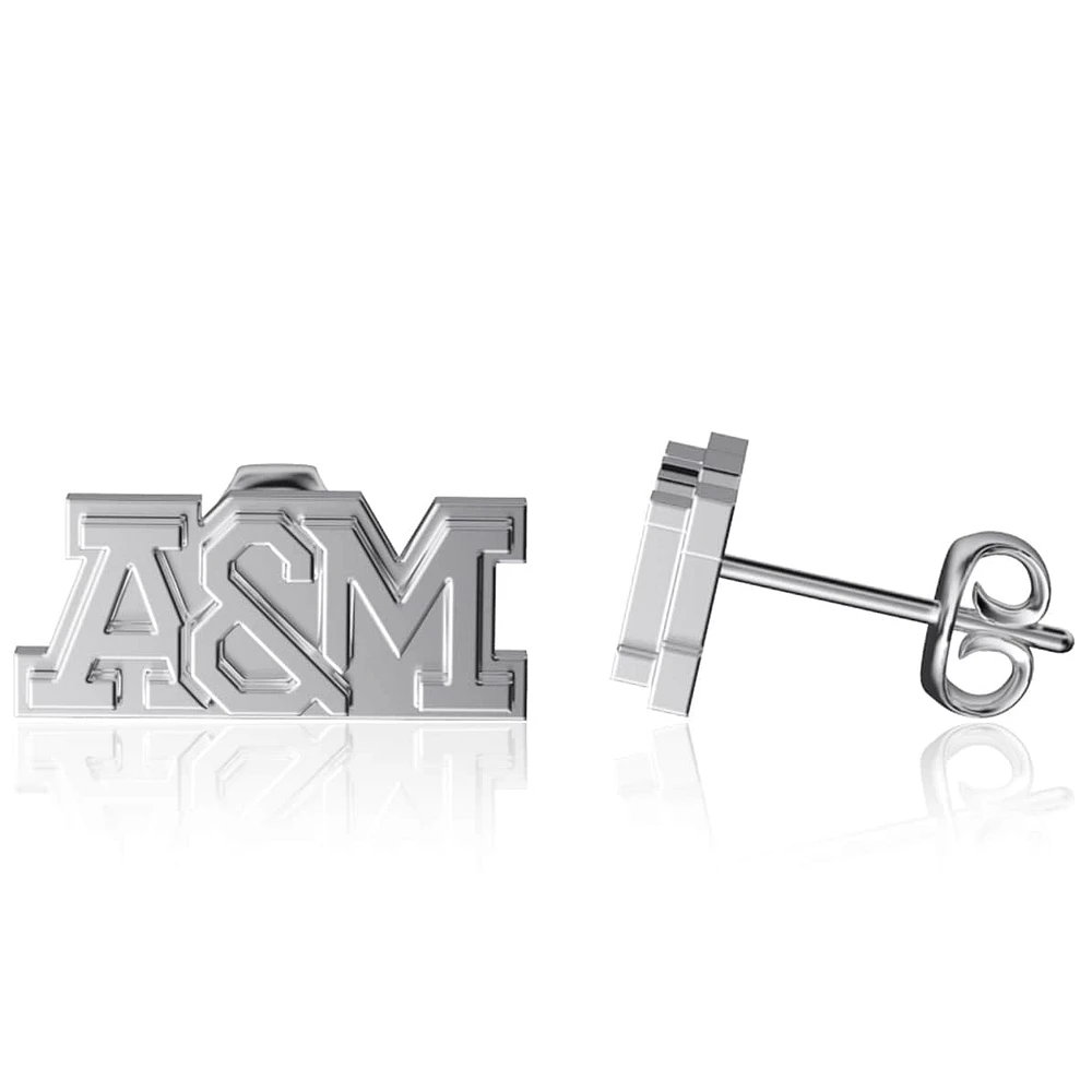 Dayna Designs Florida A&M Rattlers Team Logo Silver Post Earrings