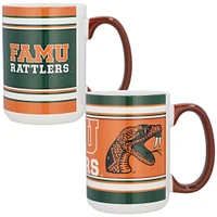 Hochets A&M de Floride 15oz. Ensemble de 2 tasses Home & Away