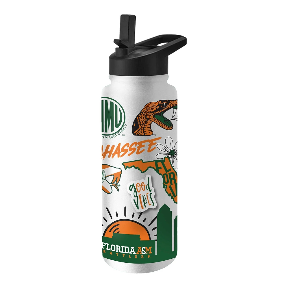 Florida A&M Rattlers 34oz. Native Quencher Bottle