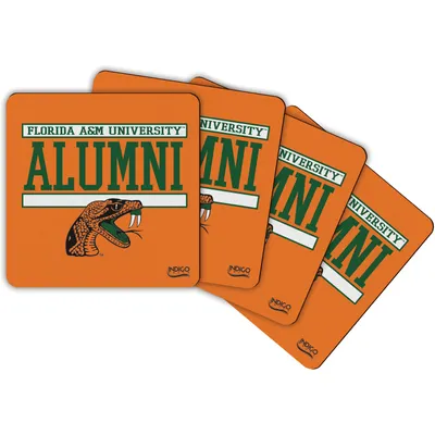 Ensemble de 4 sous-verres en néoprène Florida A&M Rattlers Alumni