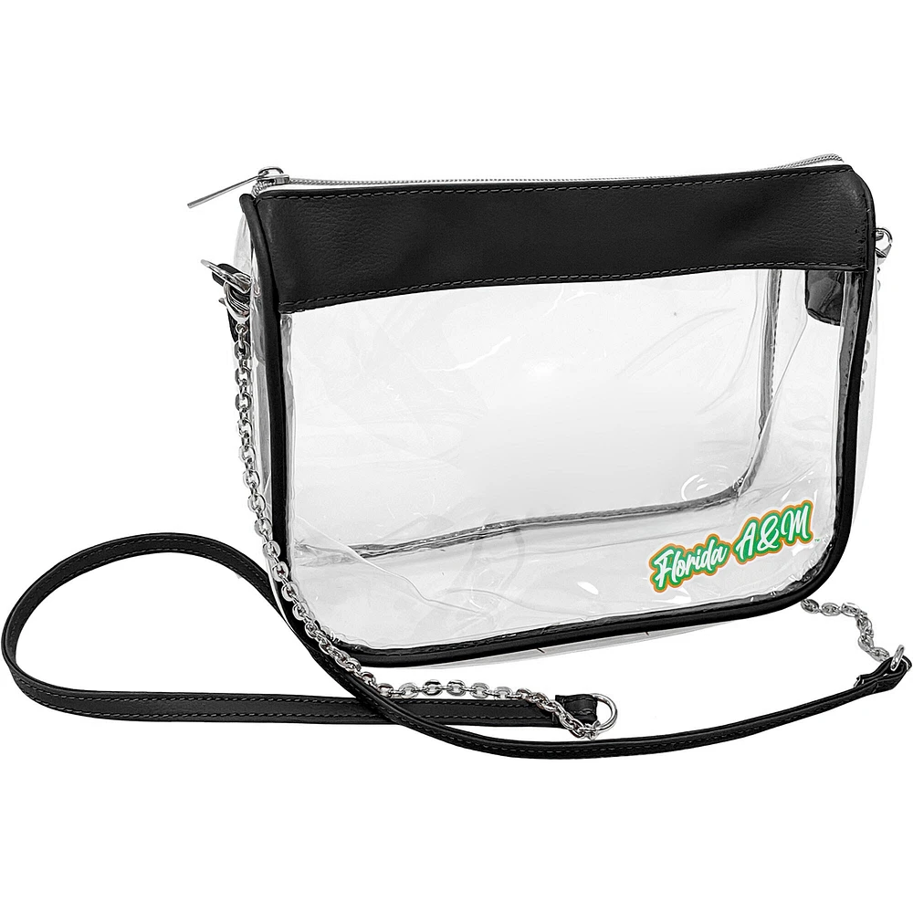 Florida A&M Rattlers Hype Stadium Crossbody Clear Bag