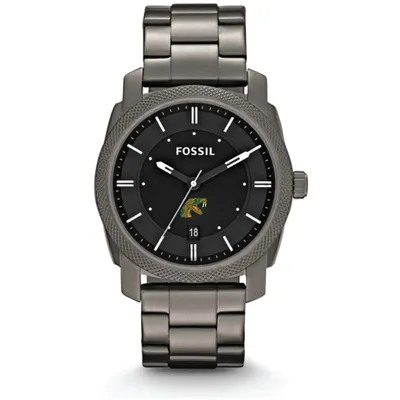 Florida A&M Rattlers Fossil Machine Smoke Stainless Steel Watch