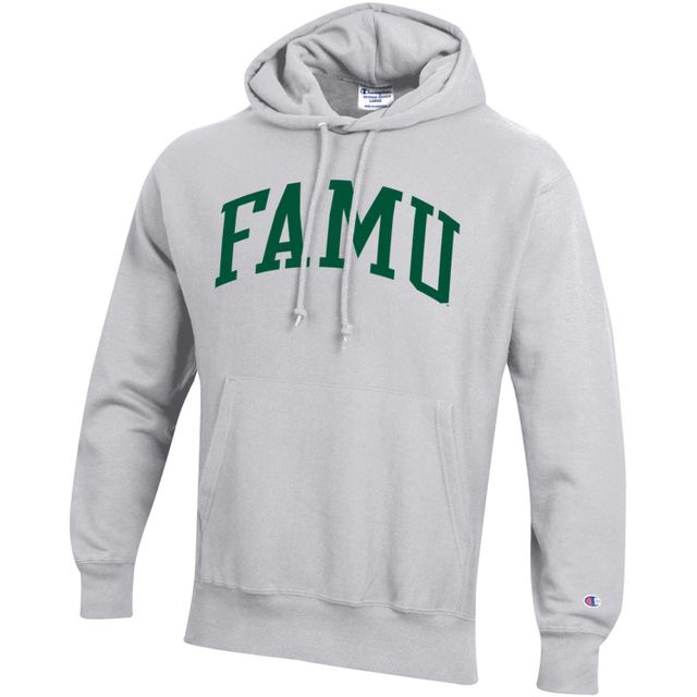 Sweat-shirt à capuche Florida A&M Rattlers Big & Tall Arch Reverse Weave pour homme, gris Champion