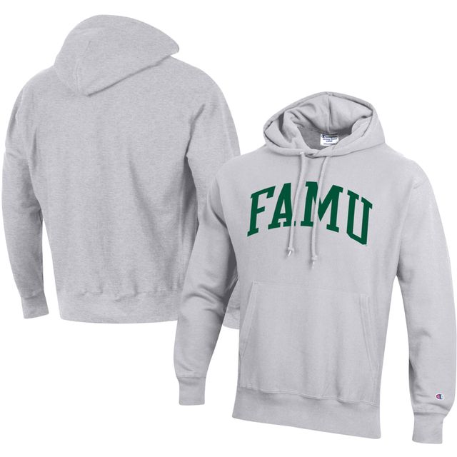 Sweat-shirt à capuche Florida A&M Rattlers Big & Tall Arch Reverse Weave pour homme, gris Champion