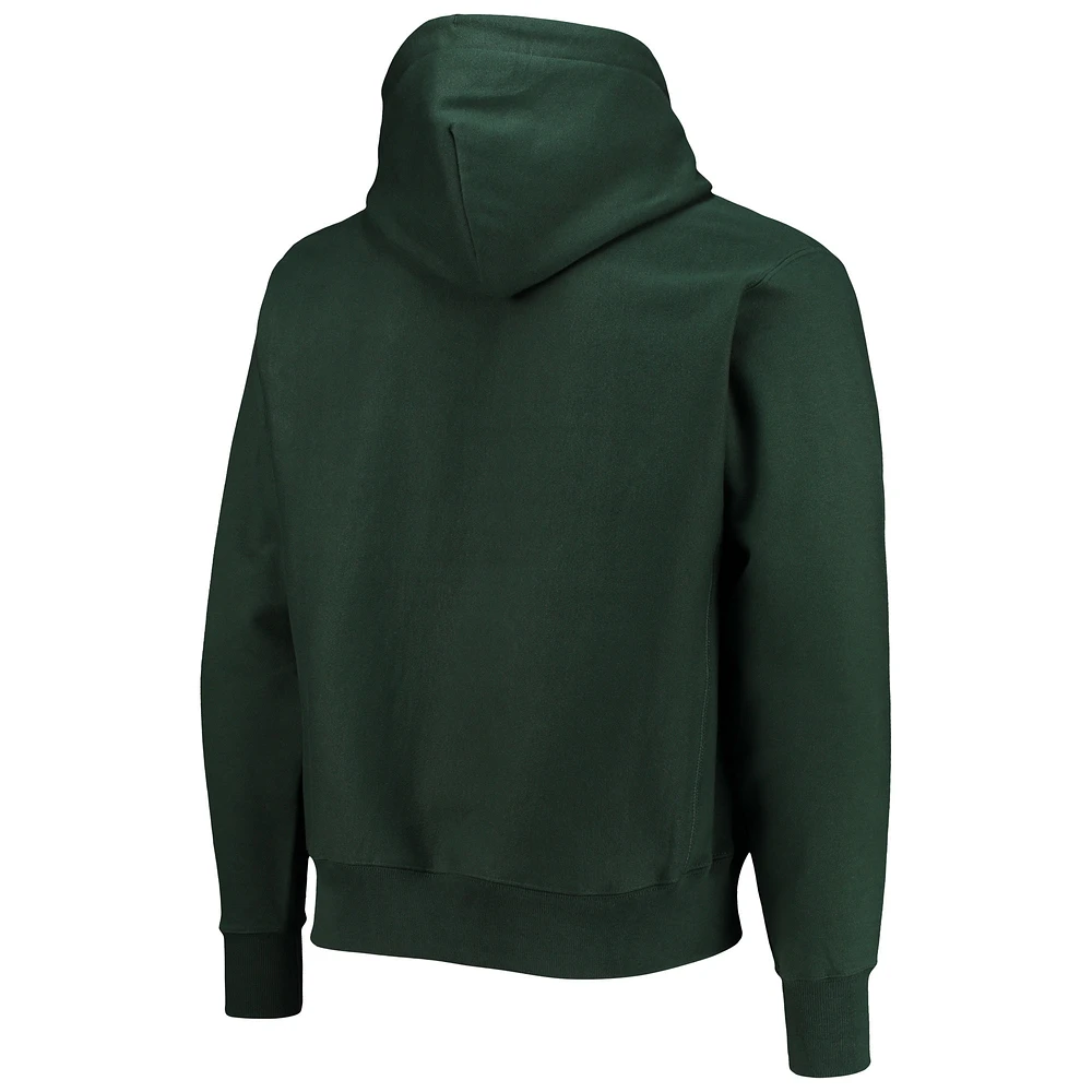 Men's Champion Green Florida A&M Rattlers Tall Arch Pullover Hoodie