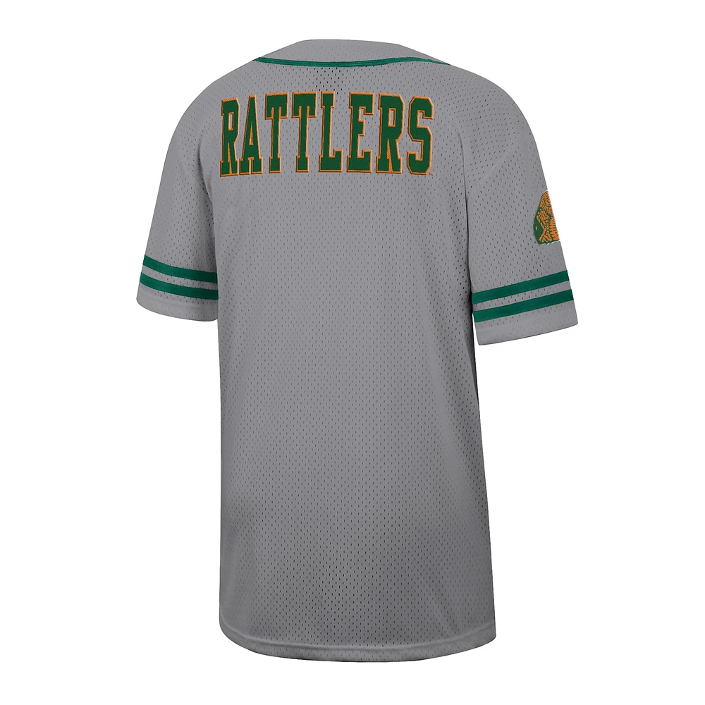 Men's Colosseum Gray Florida A&M Rattlers Free Spirited Baseball Jersey