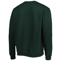 Men's Colosseum Green Florida A&M Rattlers Arch Over Logo Pullover Sweatshirt