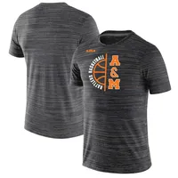 T-shirt Nike x LeBron James Florida A&M Rattlers Velocity noir pour homme