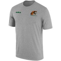 Men's Nike x LeBron James Gray Florida A&M Rattlers Collection Performance T-Shirt