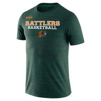 Men's Nike x LeBron James Green Florida A&M Rattlers Velocity Legend T-Shirt